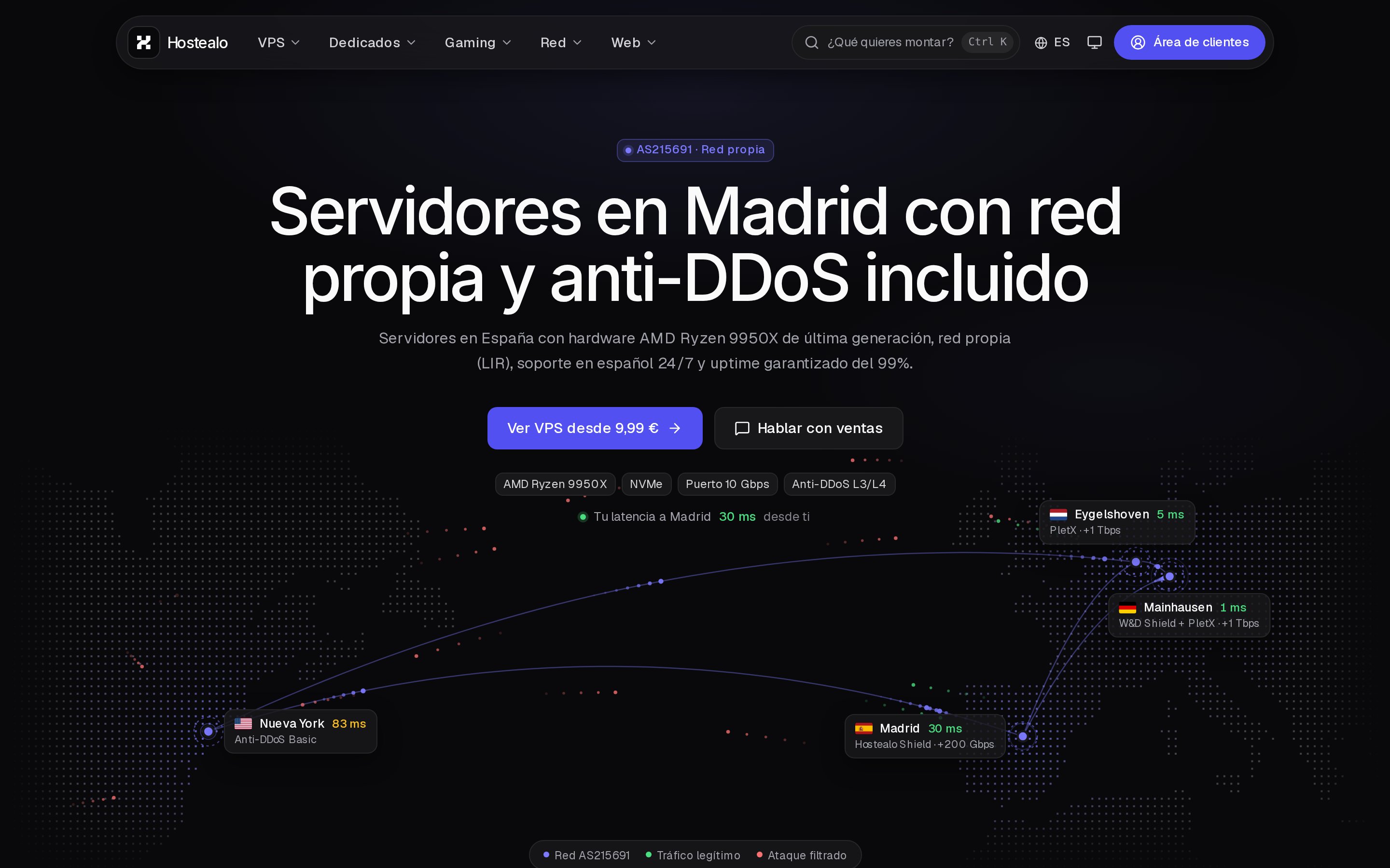 Hostealo interface 1